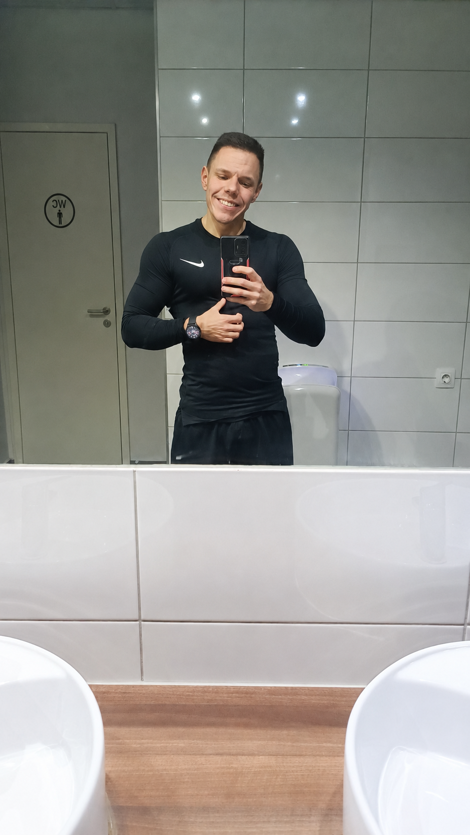 Edzés utáni kötelező fotó.